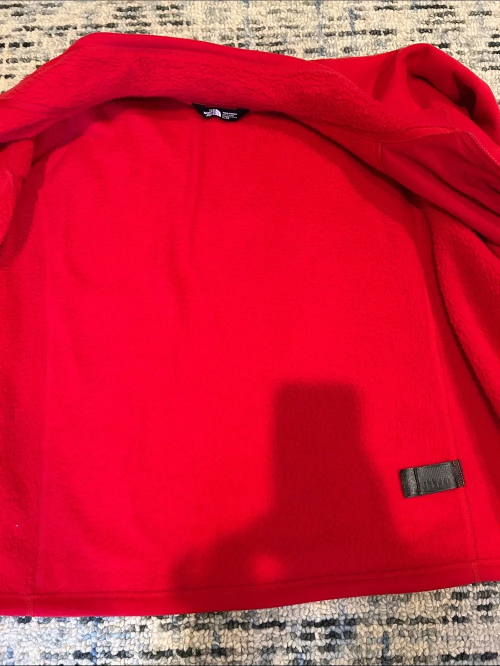 The North Face Men’s Bright Red Full-Zip Performance Jacket sz XL